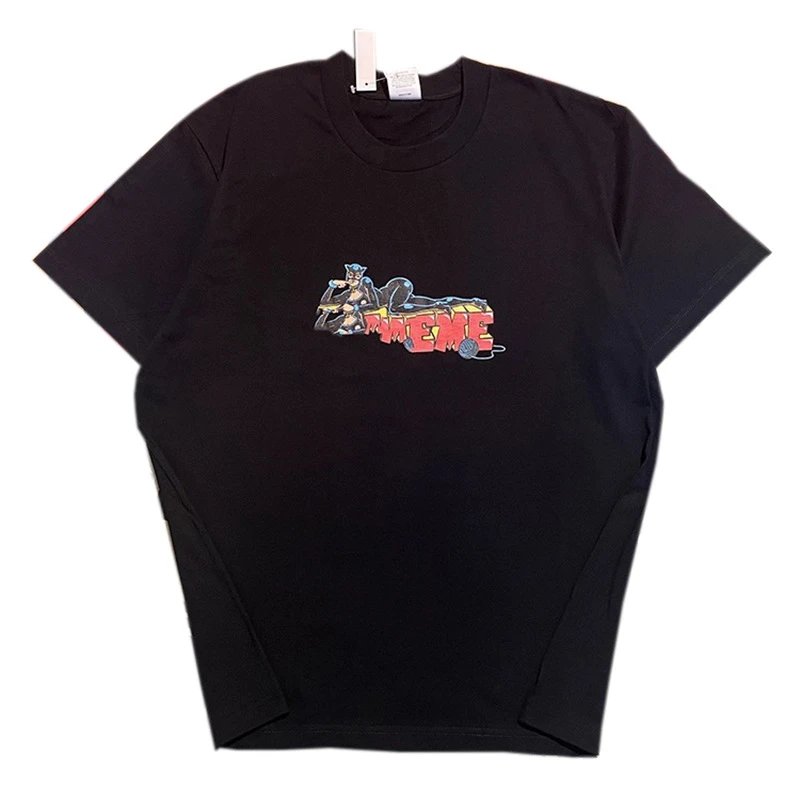 Supreme Catwoman Graphic Streetwear T-Shirt Black