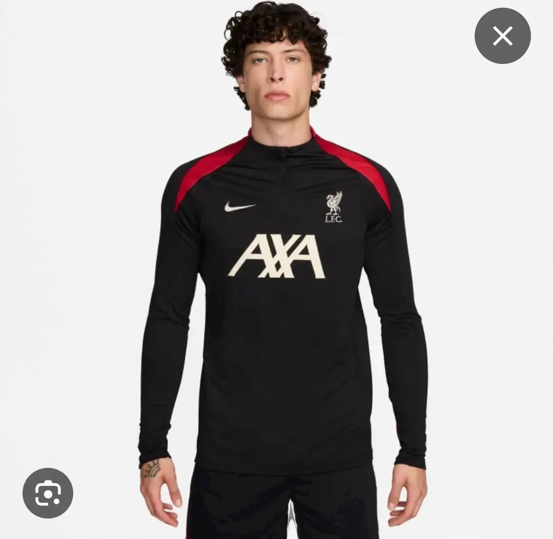 Nike Liverpool FC Strike Drill Top Training Jersey Black