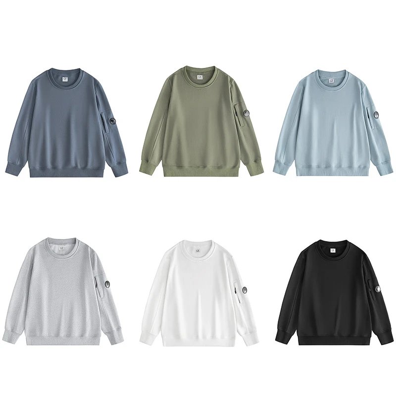 C.P. Company CP Lens Detail Crewneck Sweatshirt Multicolor
