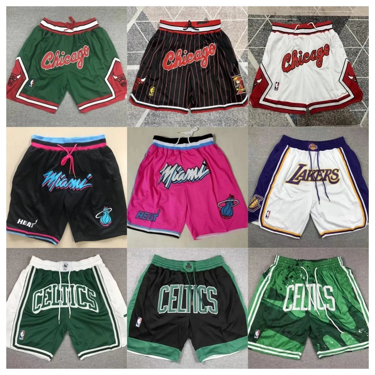 Mitchell & Ness M&N NBA Hardwood Classics Retro Basketball Shorts Multicolor