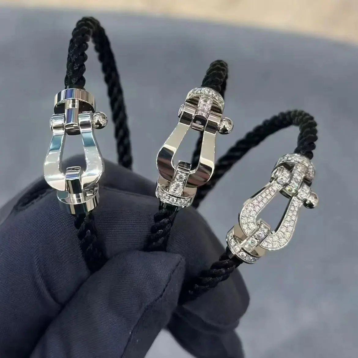 Fred Force 10 Iconic Bracelet Silver and Black
