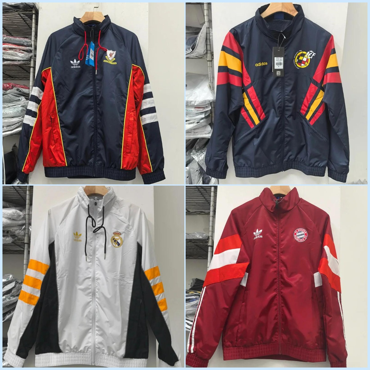 Adidas Football Club Retro Track Jacket Multicolor