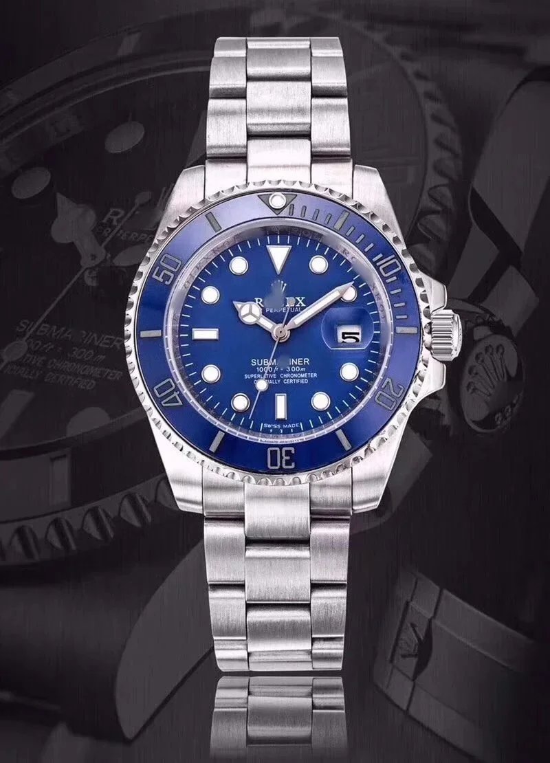 Rolex Submariner Date luxury watch Blue