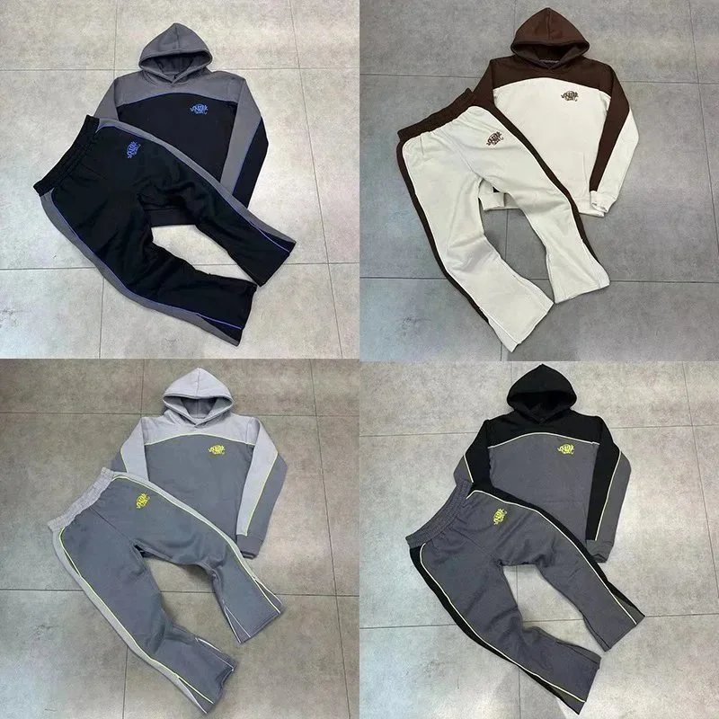 Design Colorblock Streetwear Tracksuit Set Multicolor