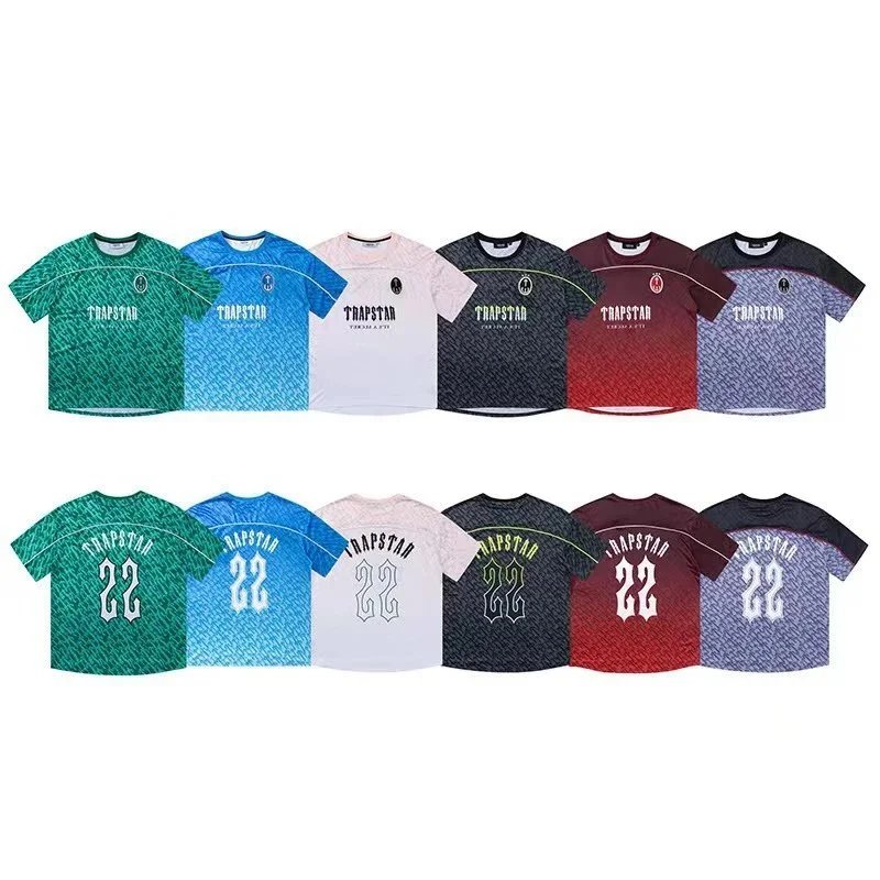 Trapstar Football Jersey Graphic Streetwear T-Shirt Multicolor