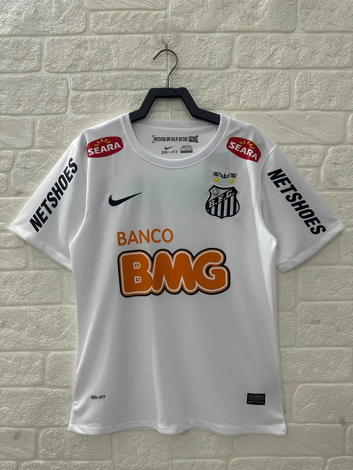 Nike Santos FC 2012 Retro Soccer Jersey White