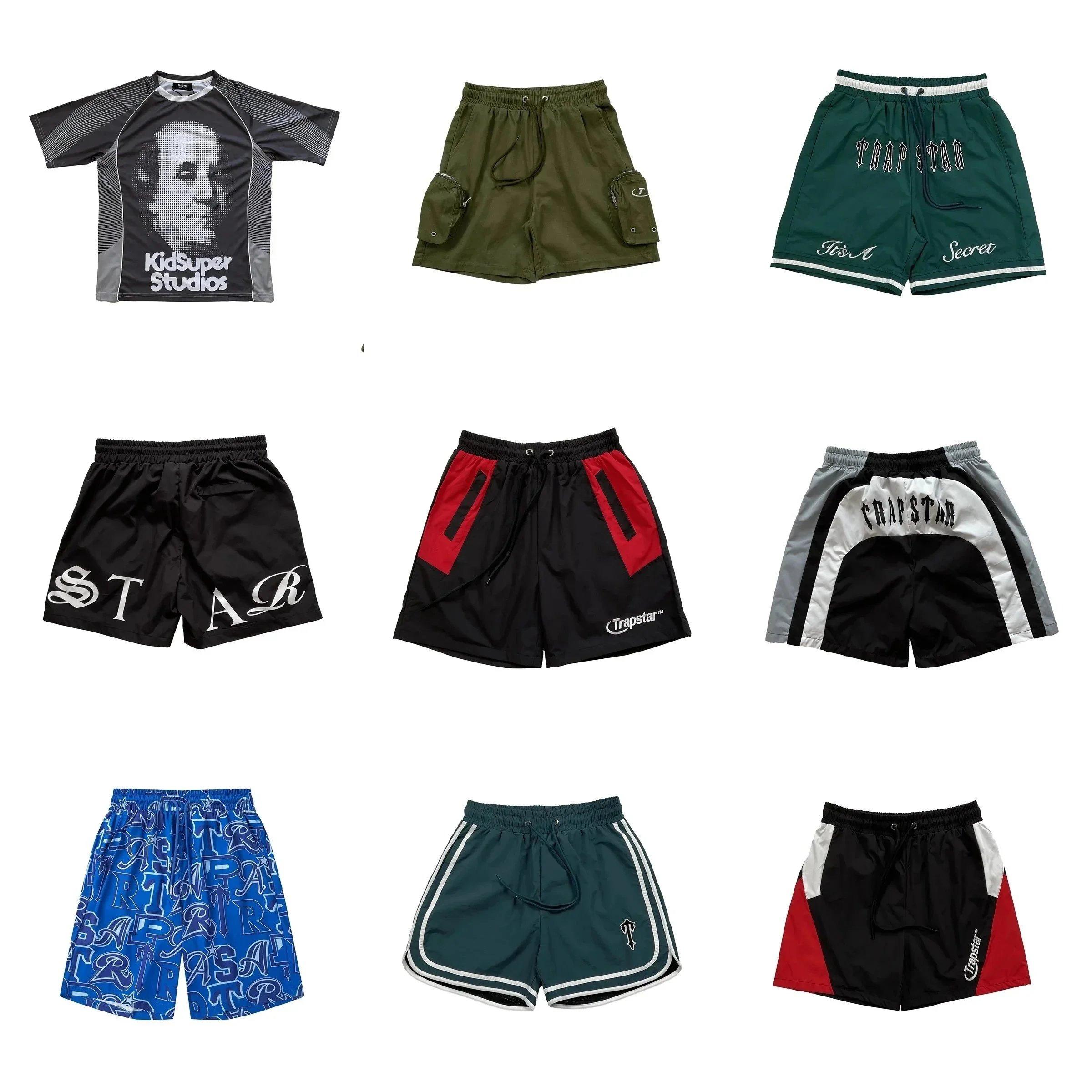 Trapstar Streetwear Casual Shorts Multicolor