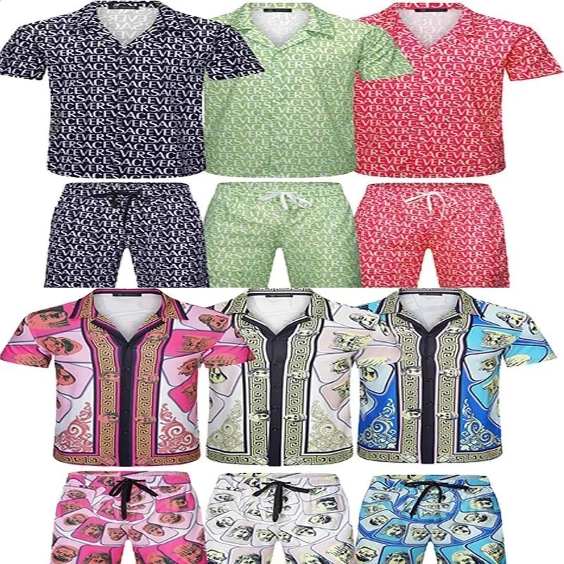 Versace Baroque Print Matching Set Summer Casual