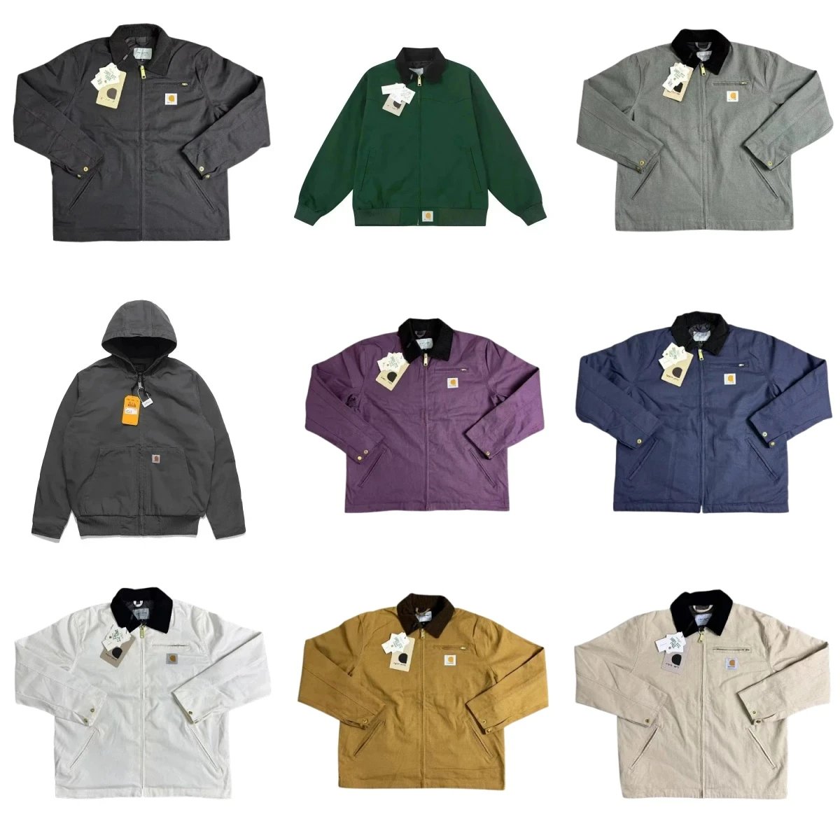 Carhartt Detroit Jacket Vintage Workwear Jacket Multicolor