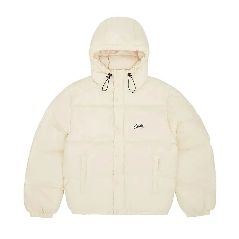 Corteiz Puffer Jacket Streetwear Down Jacket White
