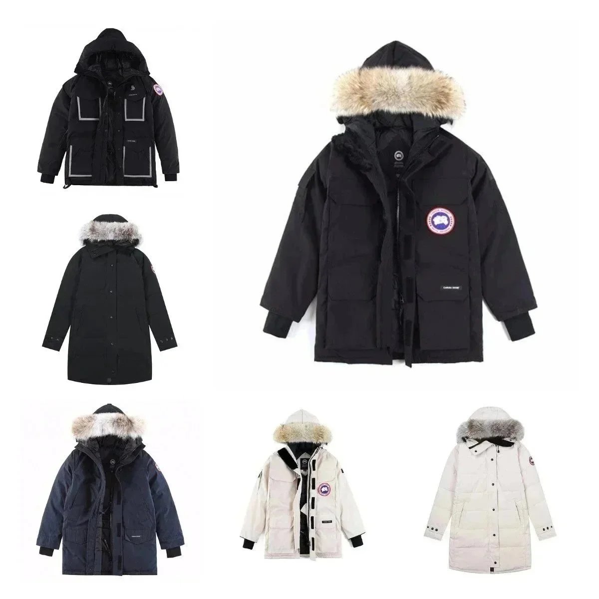 Canada Goose Expedition Parka Warm Down Jacket Black