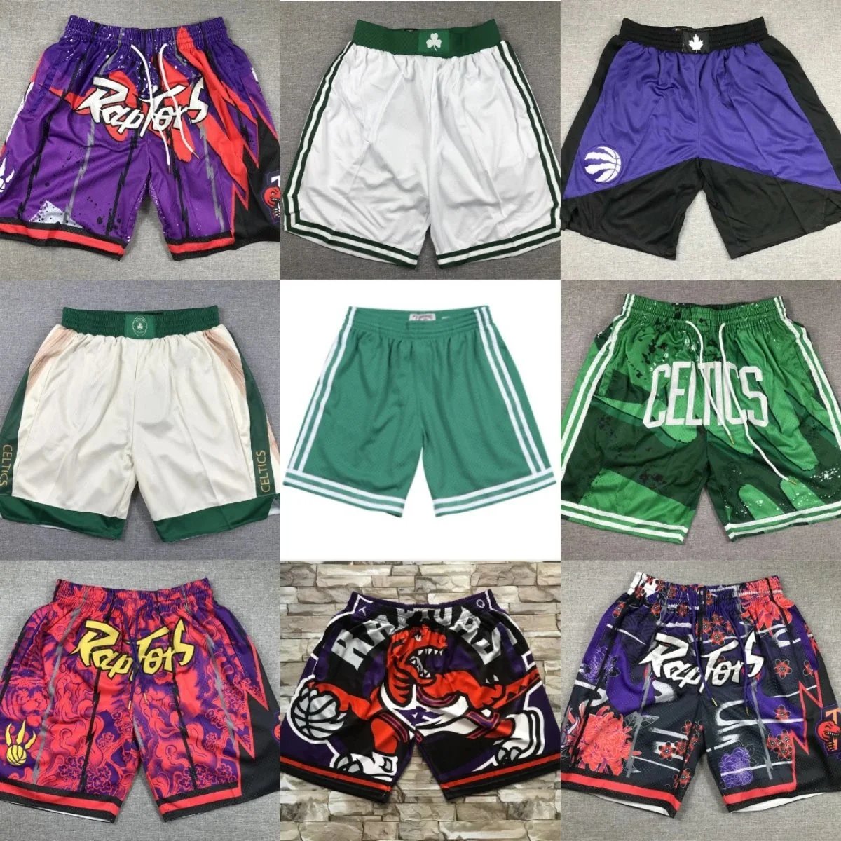 Mitchell & Ness M&N NBA Hardwood Classics Retro Basketball Shorts Multicolor