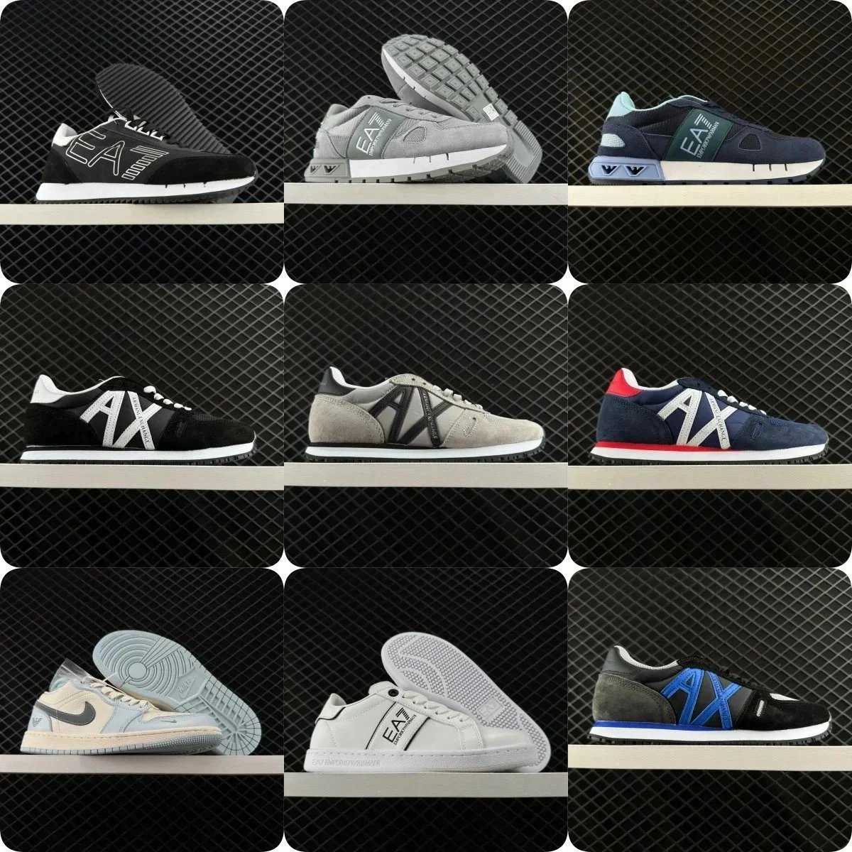 Emporio Armani EA EA7 Runner Casual Sneakers Multicolor