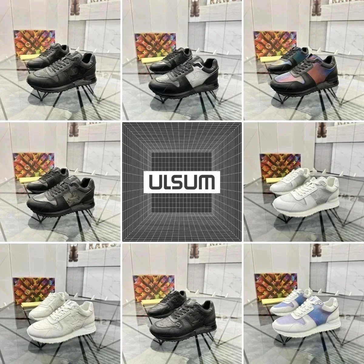Louis Vuitton LV Run Away casual sneakers Multicolor