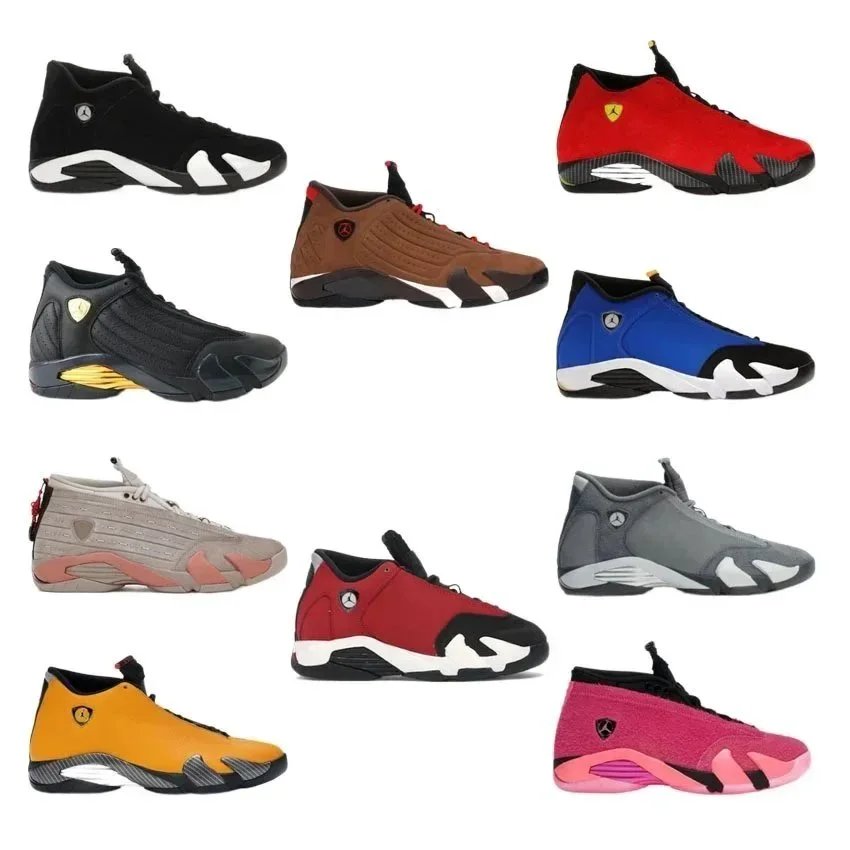 Jordan Air Jordan 14 Retro Basketball Sneakers Multicolor