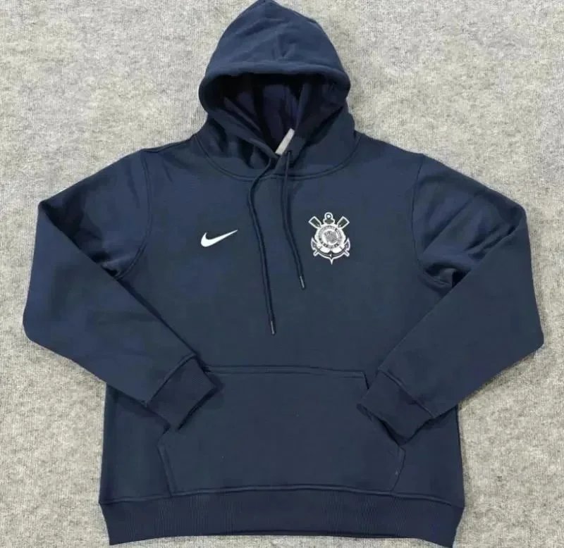Nike Corinthians Football Club Sporty Hoodie Navy