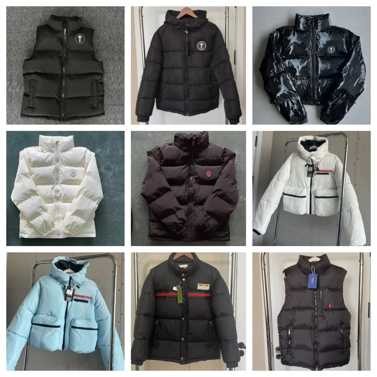Trapstar Irongate Puffer Streetwear Down Jacket Black