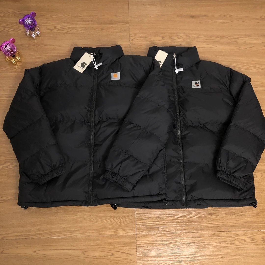 Carhartt Puffer Jacket Warm Winter Puffer Jacket Black