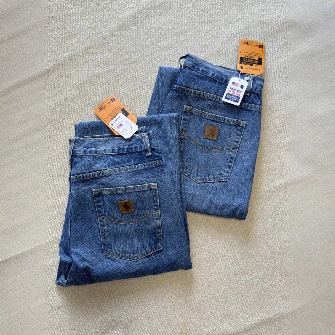 Carhartt B01 Loose Fit Durable Denim Jeans Blue