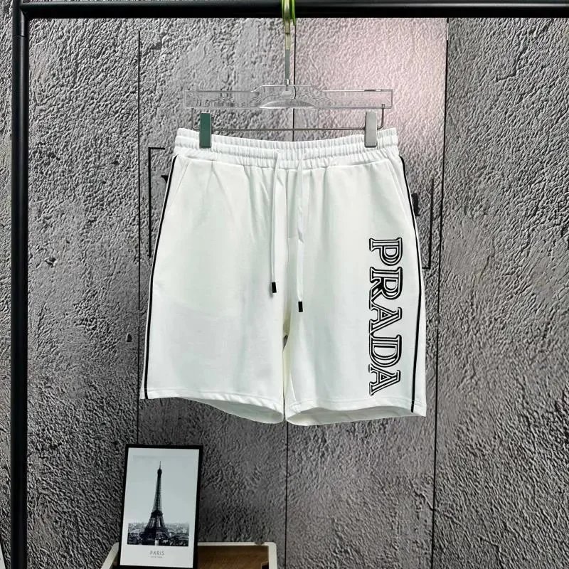 Prada Jersey Casual Shorts White