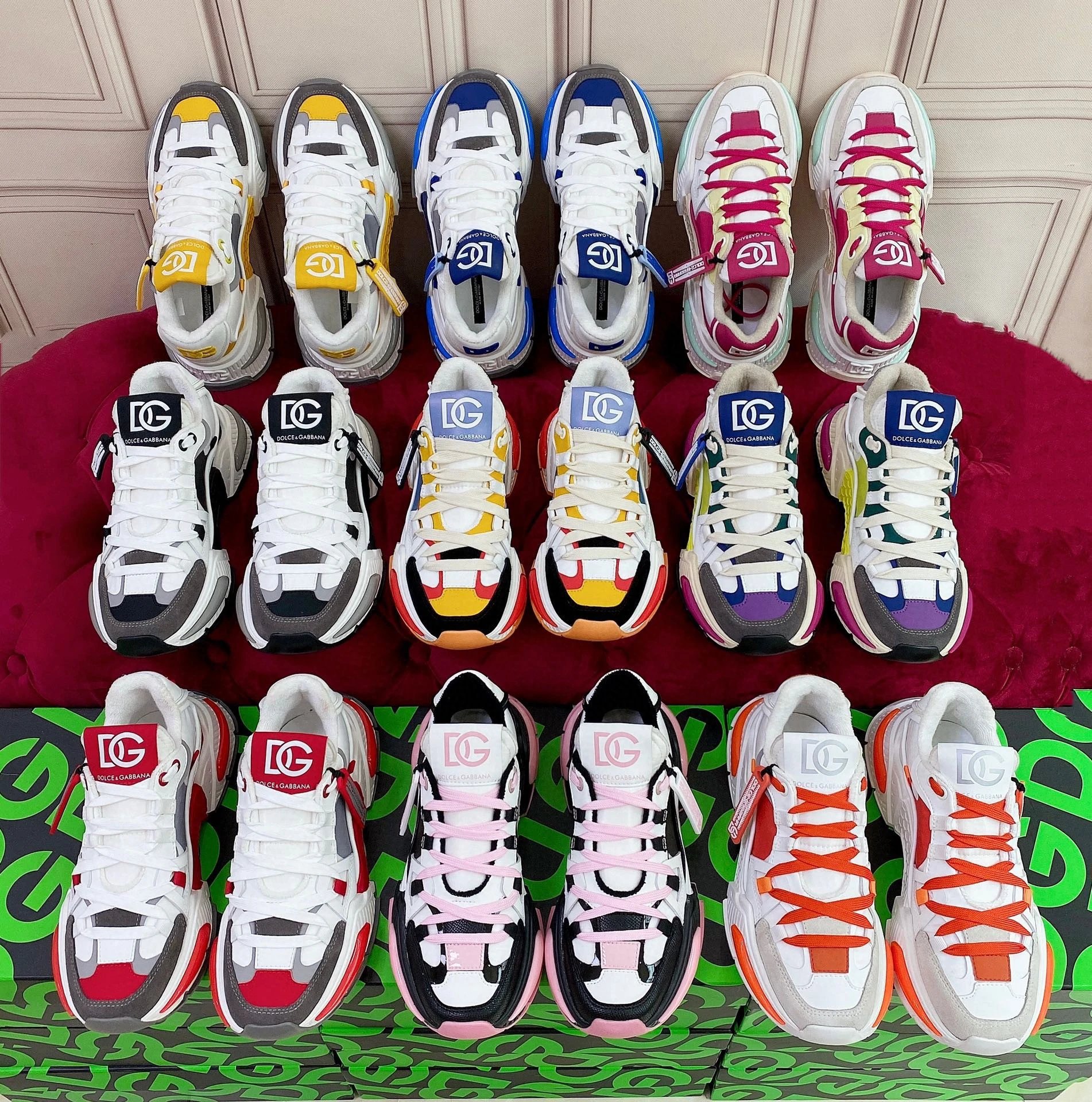 Dolce & Gabbana D&G Daymaster Chunky Sneakers Multicolor