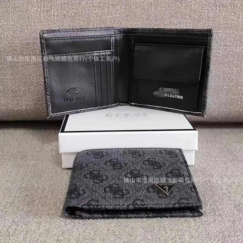 Guess Monogram Bifold Classic Wallet Black