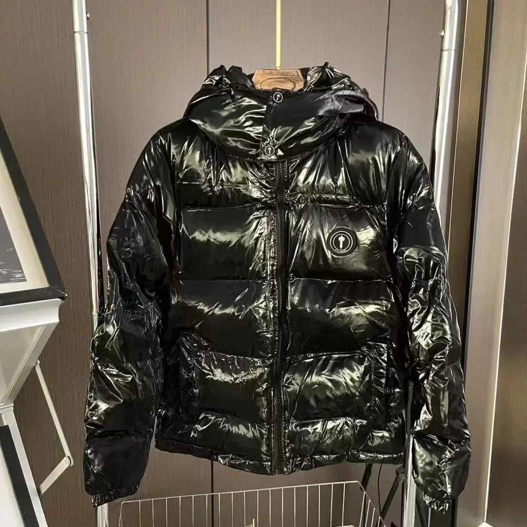 Trapstar Irongate Puffer Shiny Jacket Black