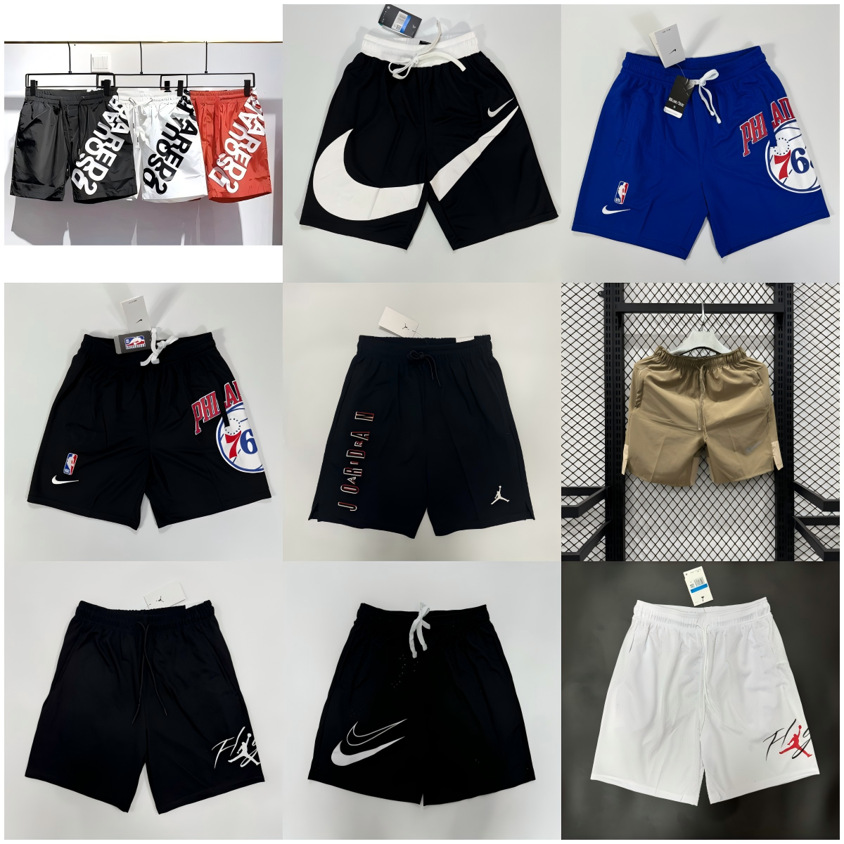 Nike Basketball Shorts Athletic Mesh Shorts Multicolor