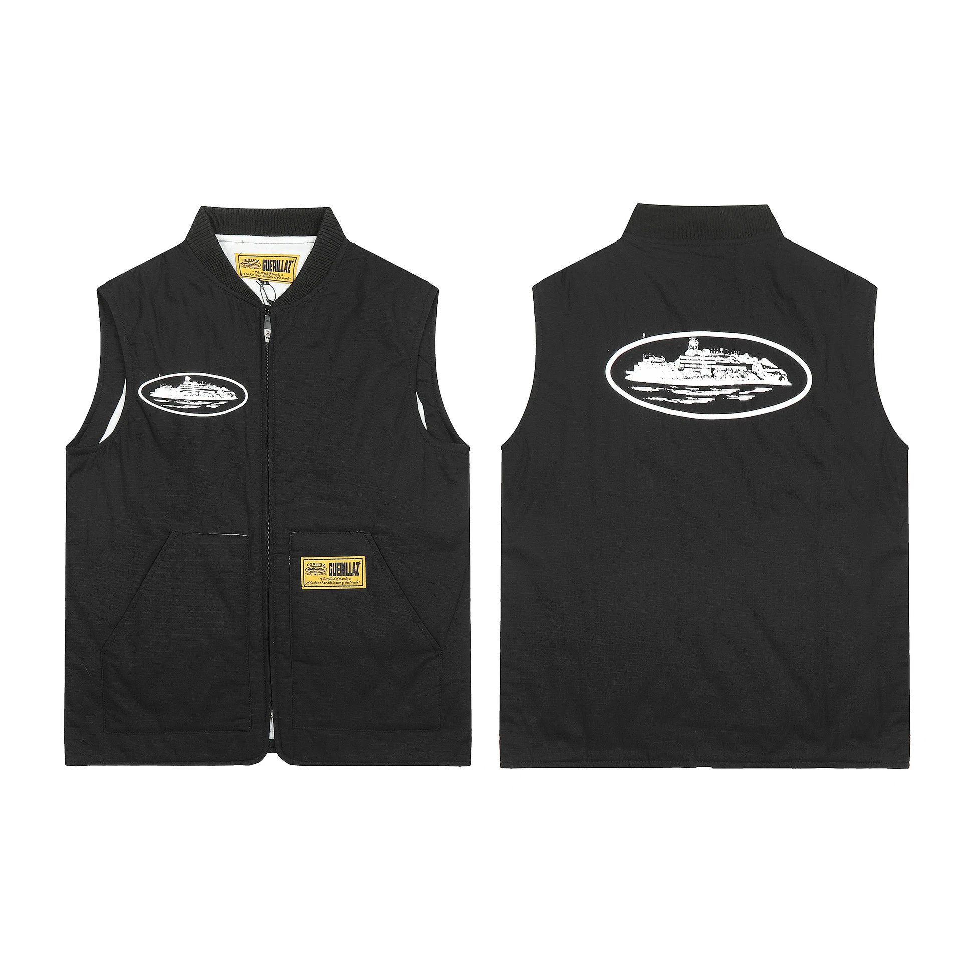 Corteiz Guerillaz Streetwear Vest Black