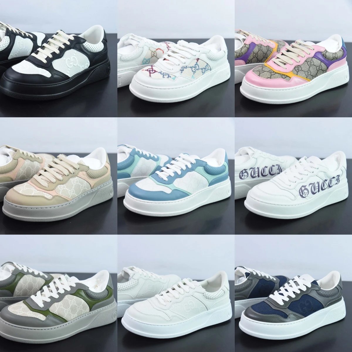 Gucci Basket Chunky Sneakers Multicolor