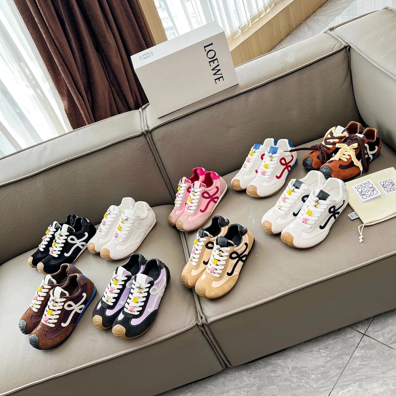 Loewe Flow Runner Casual Sneakers Multicolor