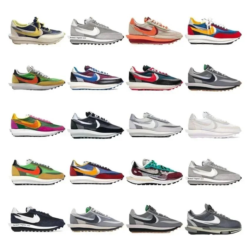 Nike LDWaffle Sacai Chunky Sneakers Multicolor