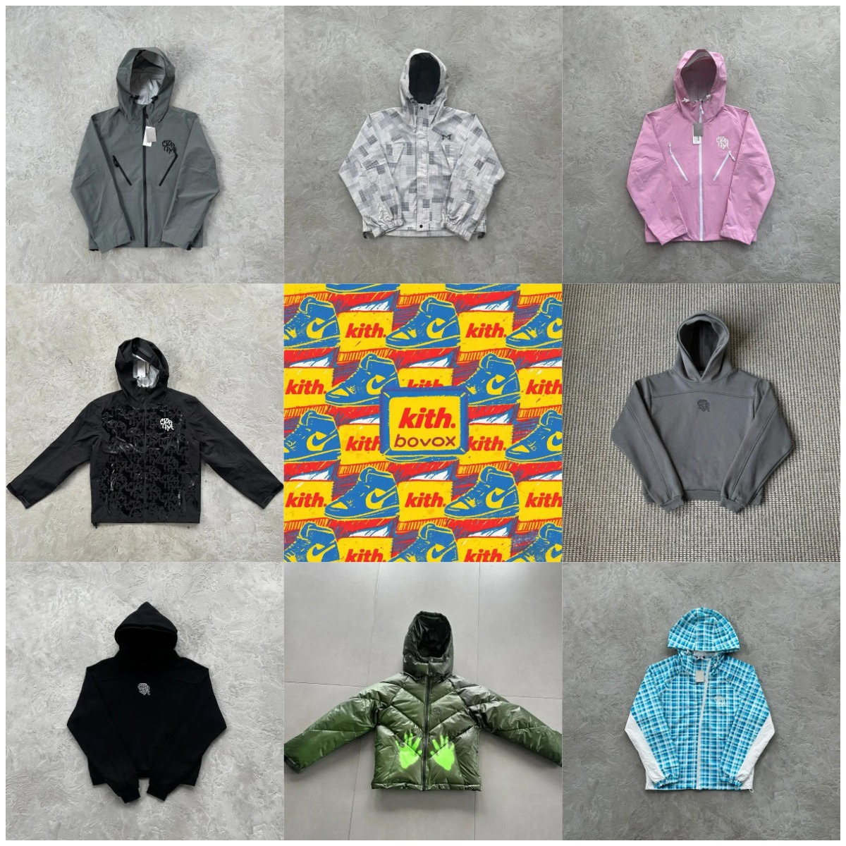 Corteiz CRTZ Alcatraz Collection Streetwear Jacket Multicolor