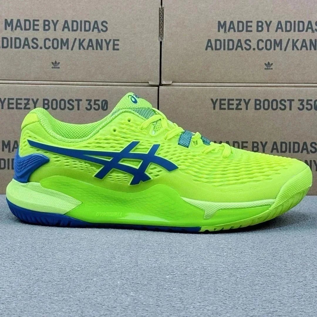 Asics Gel-Resolution 9 Performance Tennis Sneakers Green