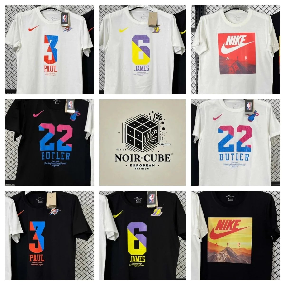 Nike NBA Player Graphic Tee Basketball T-Shirt Multicolor