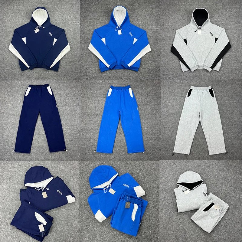 Design Colorblock Casual Tracksuit Set Multicolor