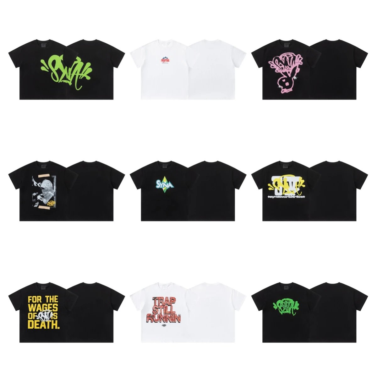 Syna World Syna Graphic Streetwear T-Shirt Multicolor