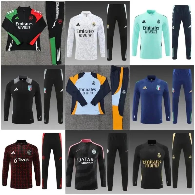 Adidas Football Training Tracksuit Soccer Jersey Set Multicolor
