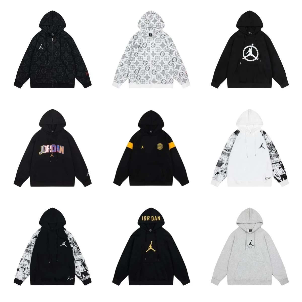 Jordan Jumpman Graphic Streetwear Hoodie Collection Multicolor
