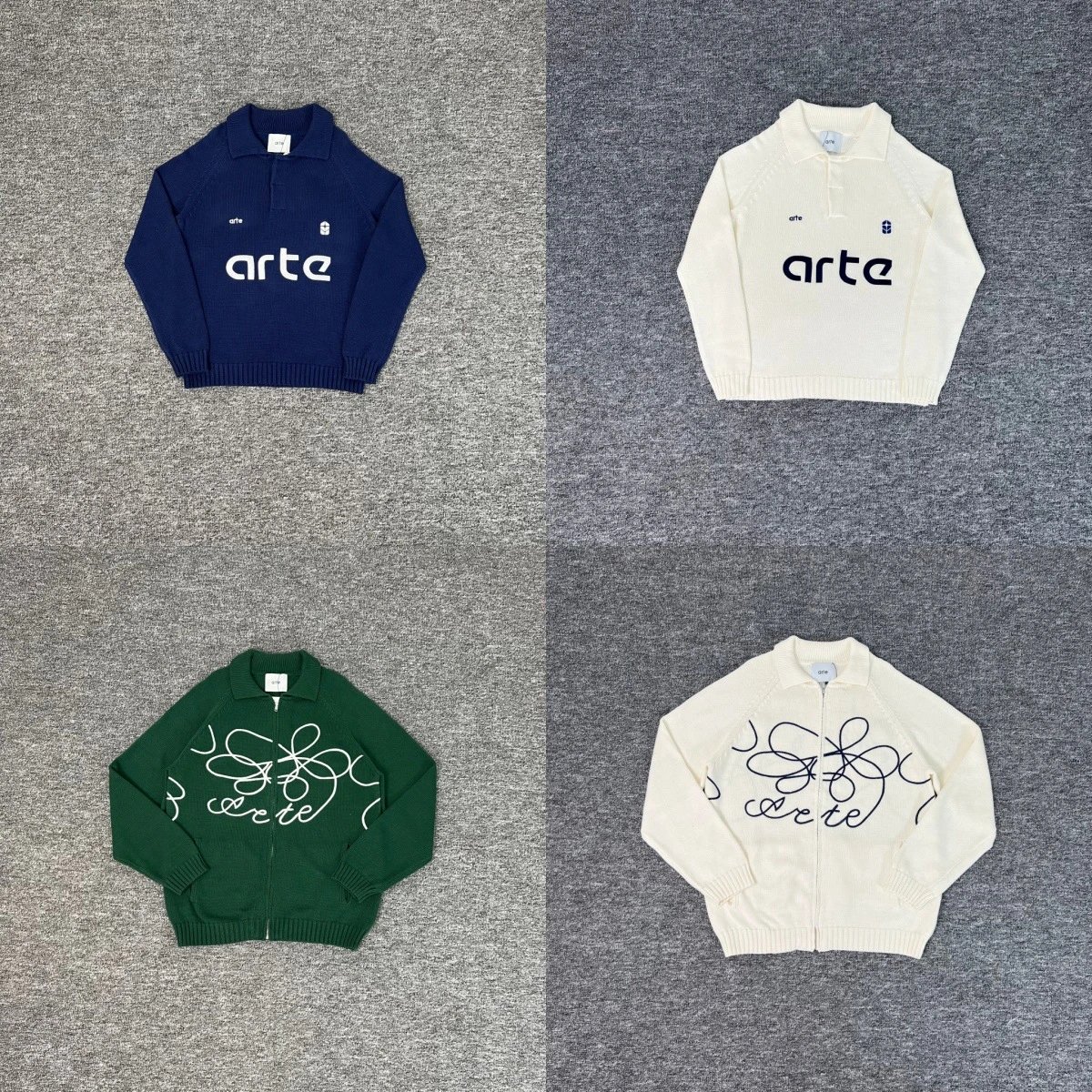 Arte Antwerp Knitwear Casual Sweaters Multicolor