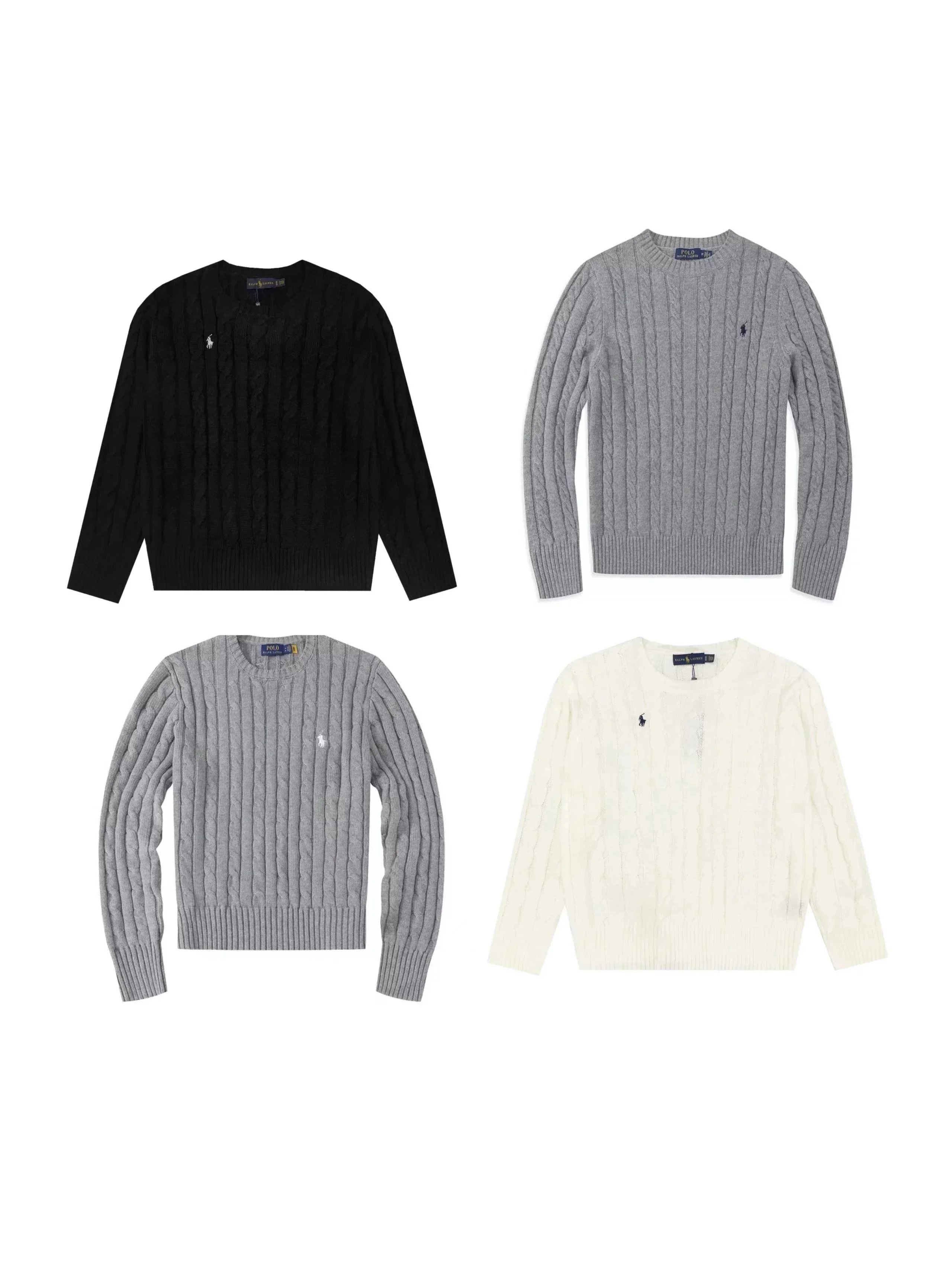 Ralph Lauren Polo Cable-Knit Classic Sweater Multicolor