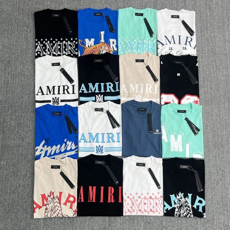 Amiri Graphic Print Cotton T-Shirt Collection Multicolor