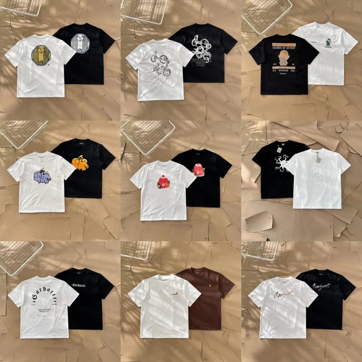 Carhartt WIP Graphic Streetwear T-Shirt Collection Multicolor