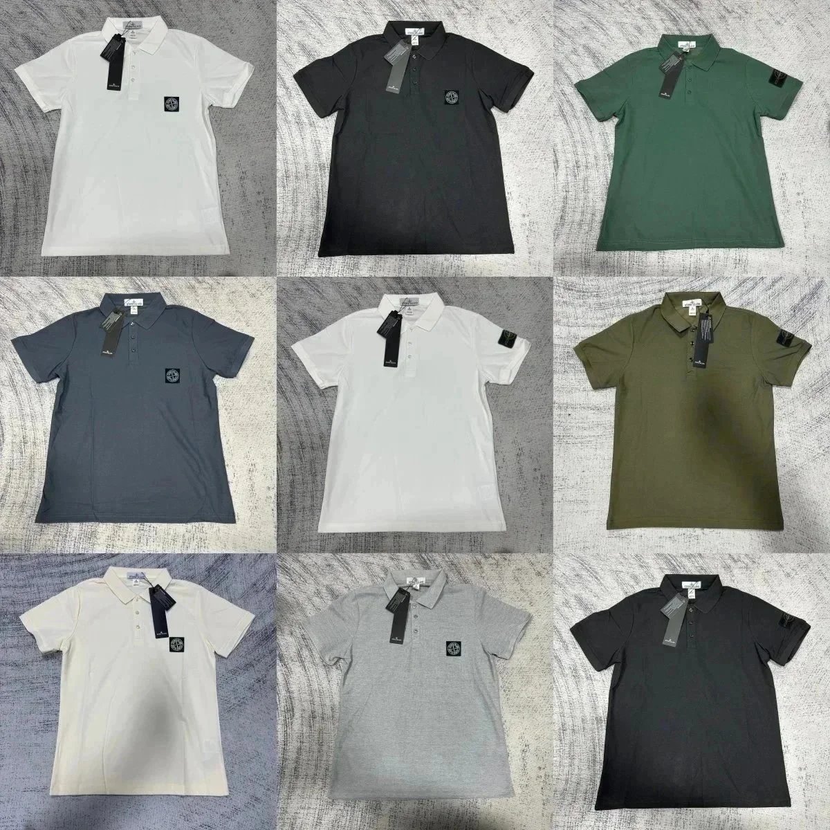 Stone Island Cotton Pique Classic Polo Shirt Multicolor