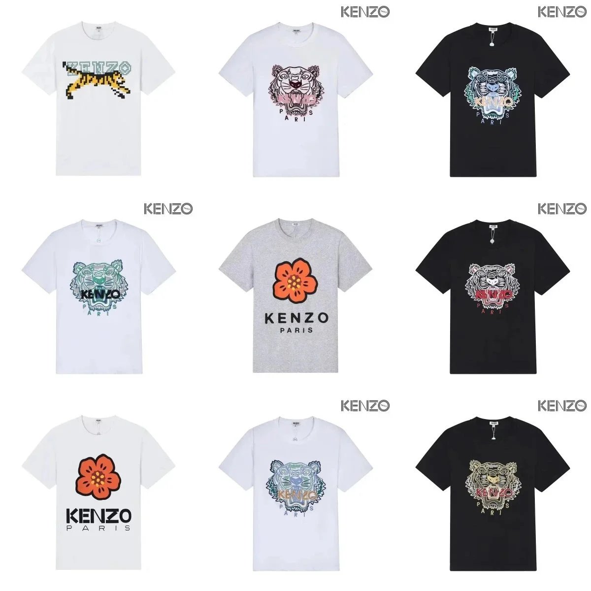 Kenzo Graphic Streetwear T-Shirt Multicolor