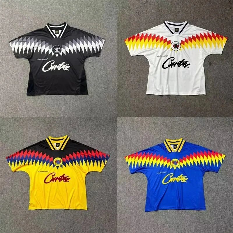 Corteiz Rules The World Retro Jersey Soccer Jersey Multicolor
