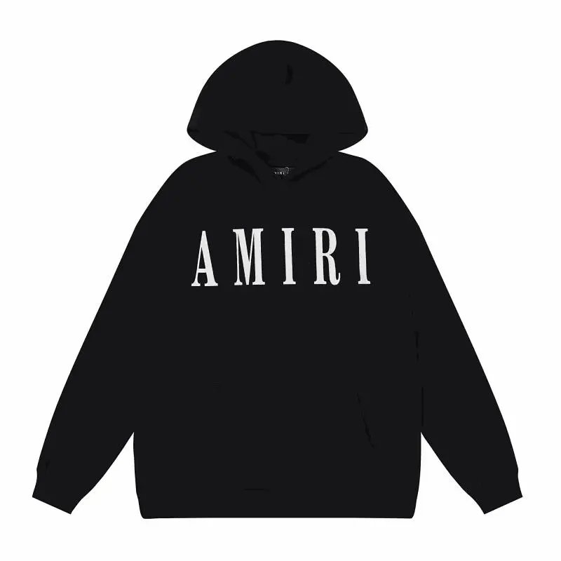 Amiri Core Logo Oversized Hoodie Black