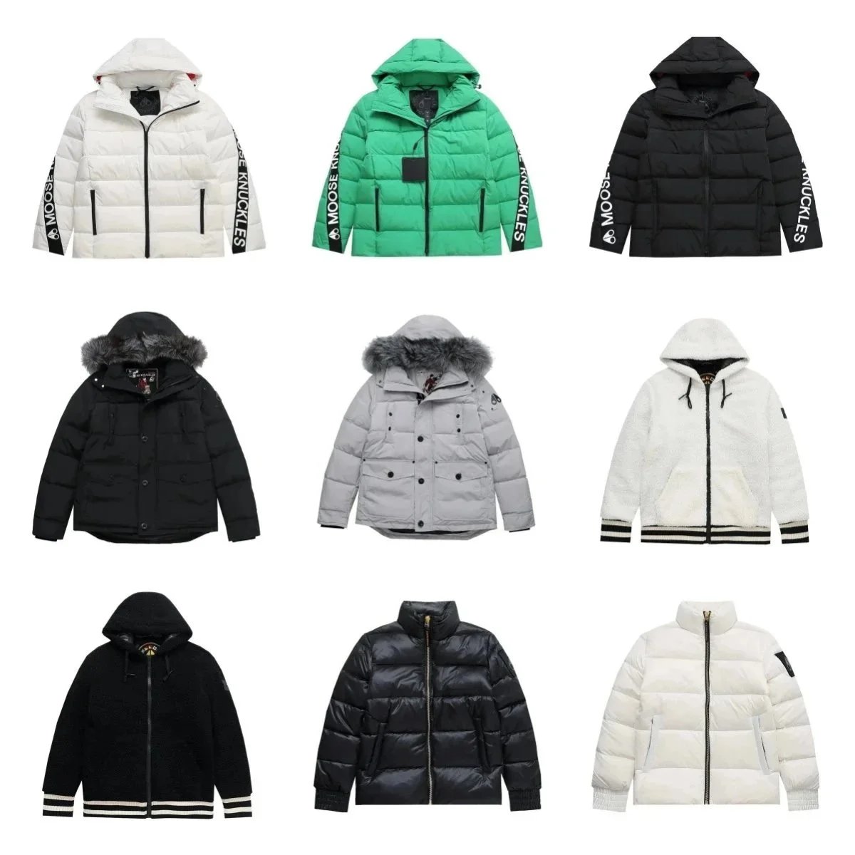 Moose Knuckles Puffer and Parka Winter Jackets Multicolor