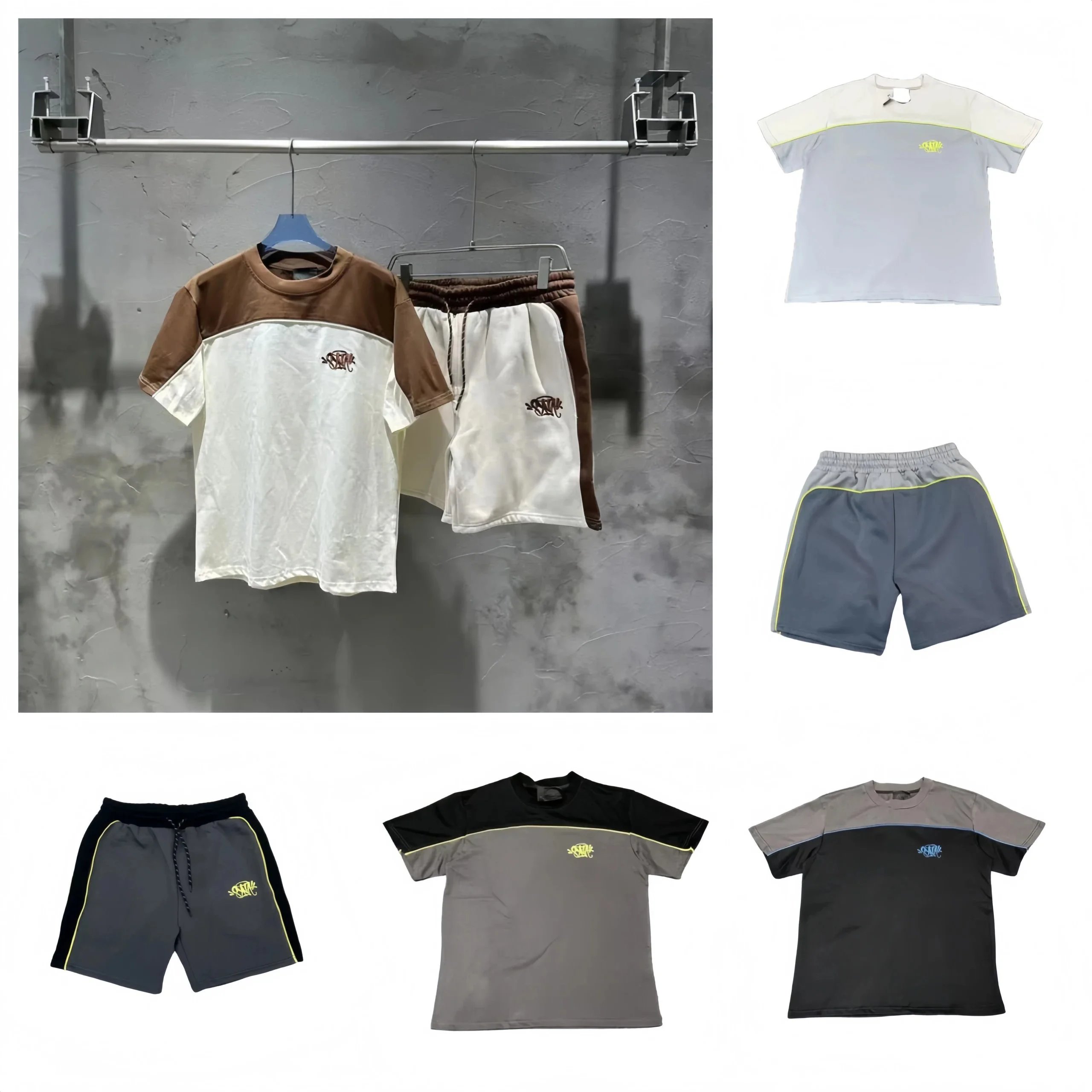 Design Colorblock Graphic Matching Set Multicolor