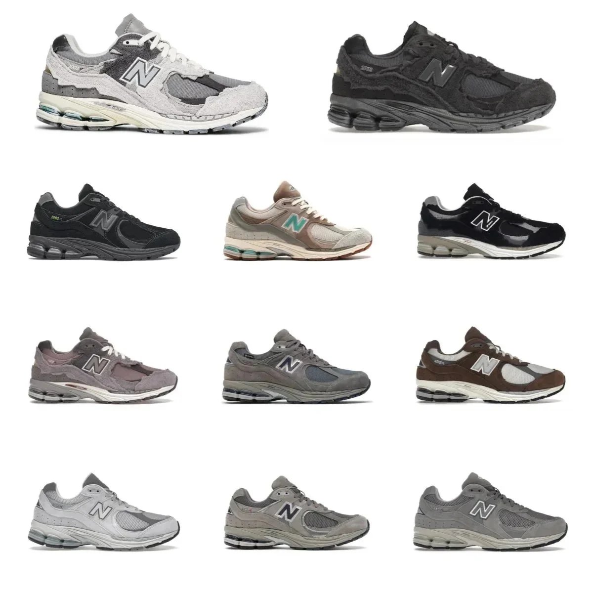 New Balance 2002R Chunky Retro Sneakers Multicolor